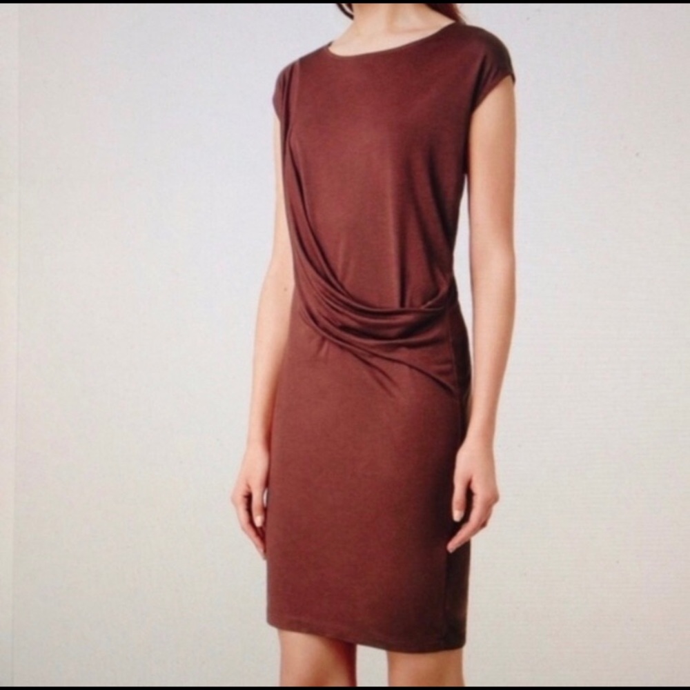 All Saints Sabie Mini T-shirt Dress Rust Size 2
